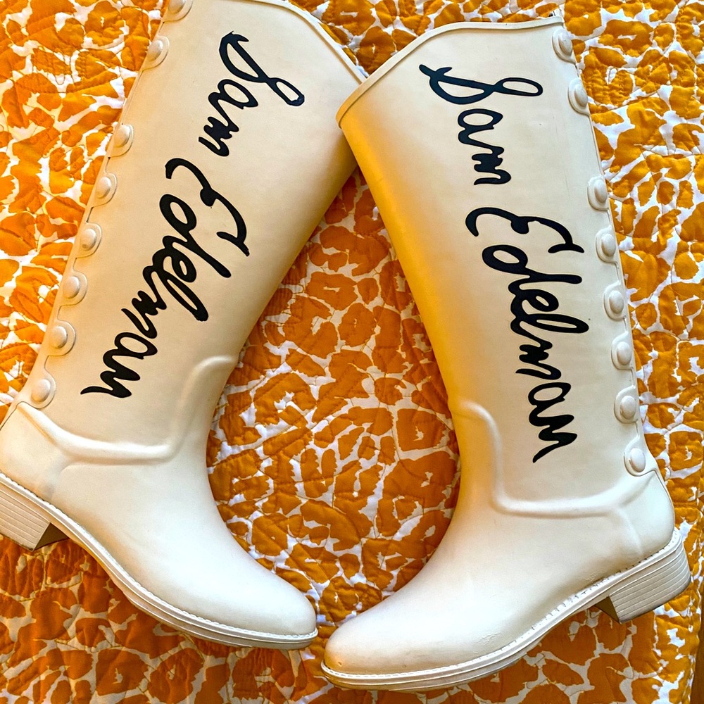 Sam Edelman Xenia Signature Rain Boots Size 7